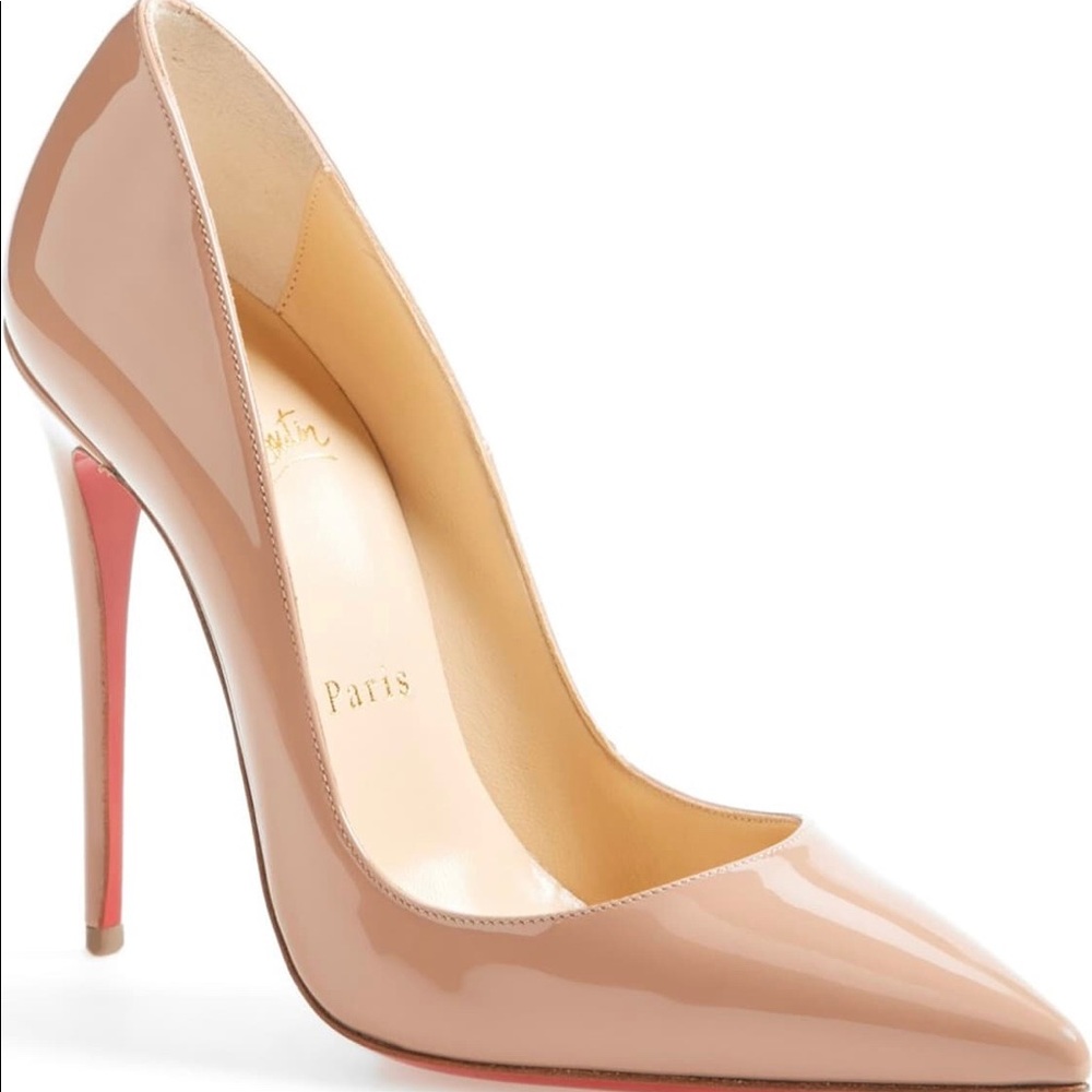 New with Box Christian Louboutin Nude Heels